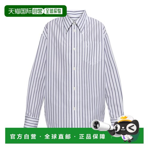 香港直邮Ami Paris 男士衬衫 USH808CO0220FA074 SS2026 白色