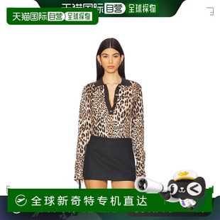 K2341针织 香港直邮GANNI 甘尼 女士 精美美利奴羊毛提花Polo衫