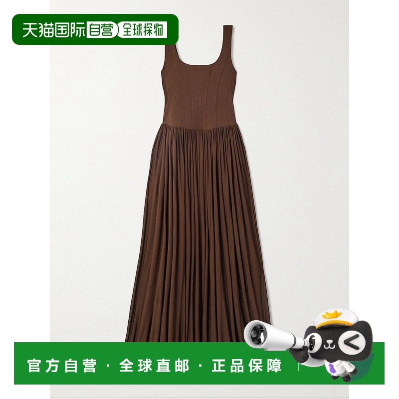 1h可退 香港直邮Simkhai 女士 Jamie 针织中长连衣裙 4251329PCCO