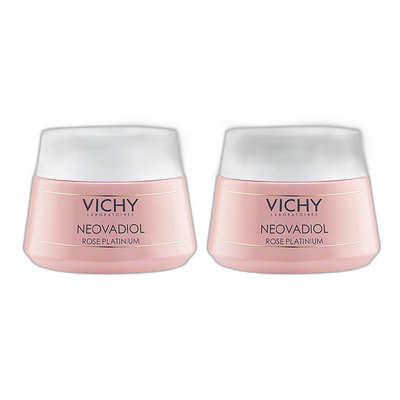 欧洲直邮Vichy薇姿玫瑰铂金焕活面霜50mlx2 紧致提拉焕活提正品