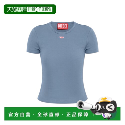 1h可退 香港直邮DIESEL 女士T恤 TELELONGDA149610EJAI89M SS2025