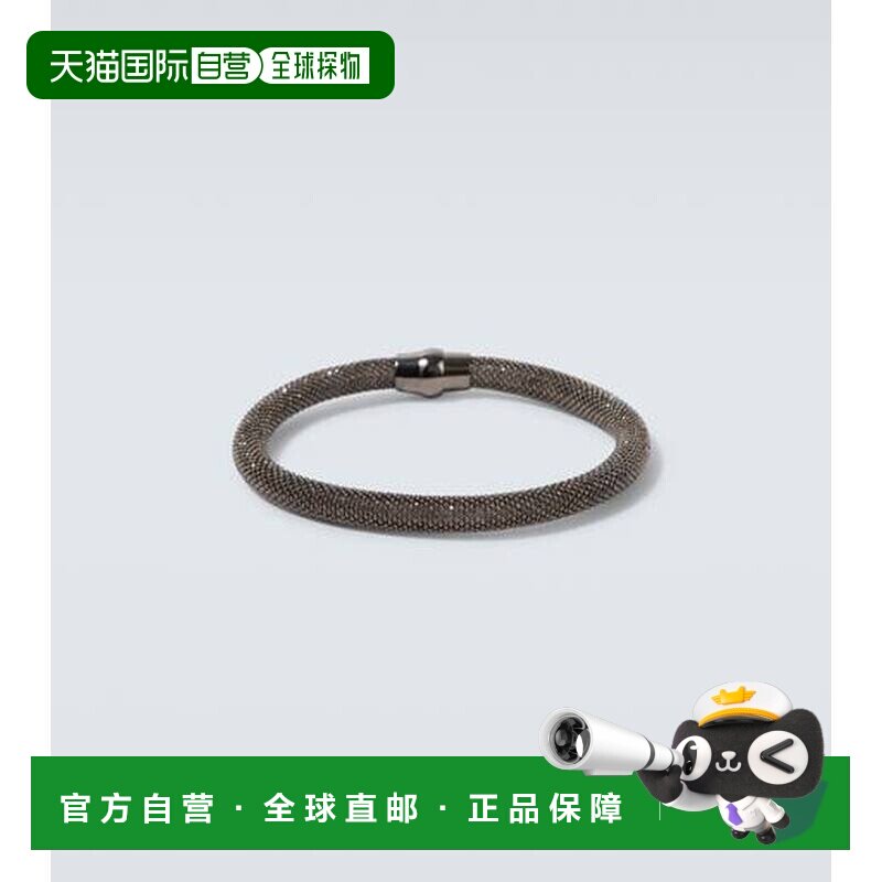 1h可退 香港直邮armani 阿玛尼 男士 银色手链 metal金属色 舒适