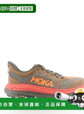 自营欧洲直邮HOKA MAFATE SPEED 4 男士棕色/灰色聚酯户外鞋新款