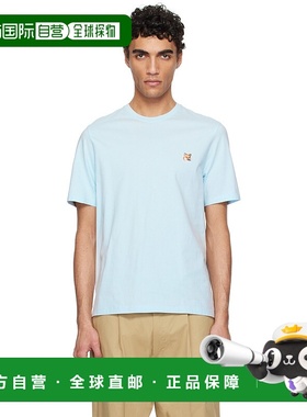 1小时内可退 香港直邮MAISON KITSUNE 男士 蓝色 Fox Head Patch