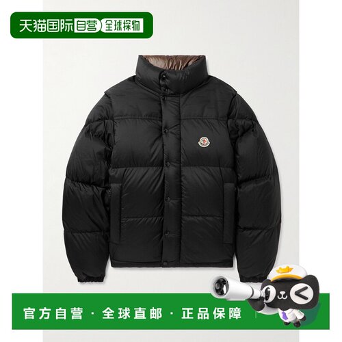 1h可退 香港直邮Moncler 盟可睐 男士 Shell 可反穿多穿法帆布饰