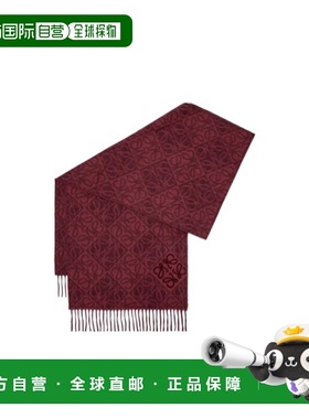 1h可退 香港直邮Loewe 羊毛和羊绒 Anagram 围巾 F811SS1X01