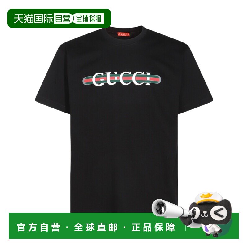 香港直邮Gucci 圆领T恤 788093XJGL6短袖