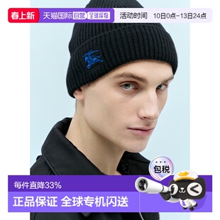 1h可退 香港直邮Burberry 巴宝莉 女士 罗纹羊绒无檐便帽 8078809