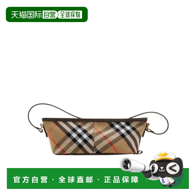 香港直邮Burberry 格纹单肩包 80I-D1H022