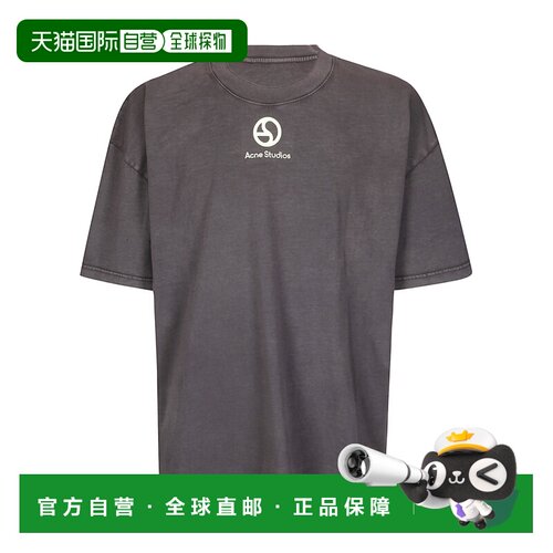 香港直邮ACNE STUDIOS 男士T恤 CL0360BM0 SS2026 灰色 Faded Bla
