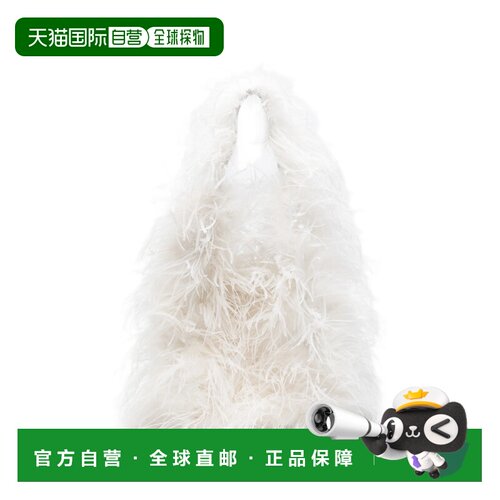 1h可退 香港直邮YVES SALOMON 女士 MERINGUE TURKEY 鸵鸟皮羔羊