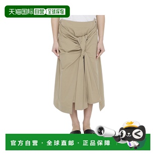 不对称半身裙 Veneta 香港直邮Bottega 786369VA5Y 99新未使用