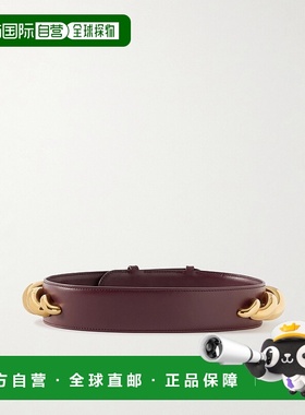 香港直邮1h可退 alaia 女士 精饰皮革腰带 AA1C2002I170 red红色