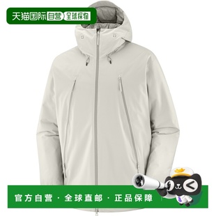 自营欧洲直邮SALOMON 白色合成材料羽绒服外套男女通用