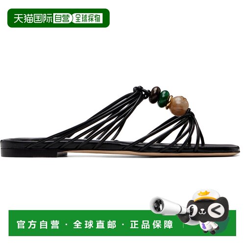 香港直邮Jimmy Choo 周仰杰 女士 黑色 Lova Mule 凉鞋 000010294