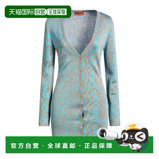 香港直邮MISSONI blue蓝色 米索尼 针织开衫 舒适时 女士 1h可退