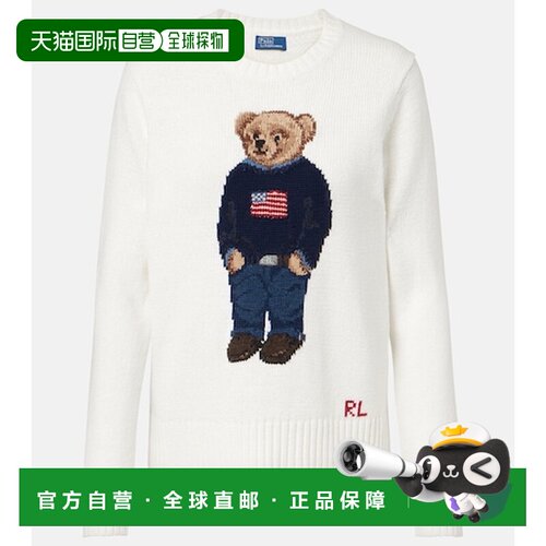 香港直邮Polo Ralph Lauren Polo 拉夫 劳伦 女士 Polo Bear 嵌花