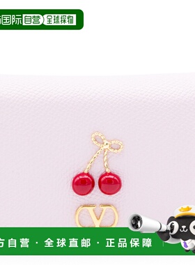 1h可退 香港直邮valentino 华伦天奴 女士 粉色皮革钱包 8W2P0AY0