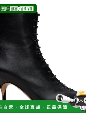 香港直邮Jacquemus 女士 黑色 Les Bottines Tourni Lacet 踝靴 2