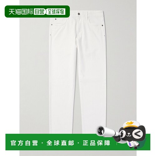 1h可退 香港直邮Loro Piana 诺悠翩雅 男士 徽标牛仔长裤 FAM5351
