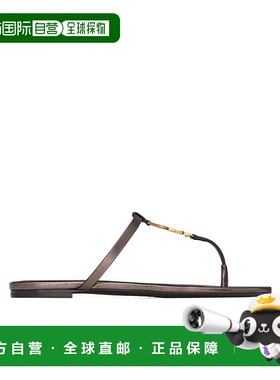 香港直邮Saint Laurent CASSANDRA 平底拖鞋 7760810NLDD女鞋凉鞋