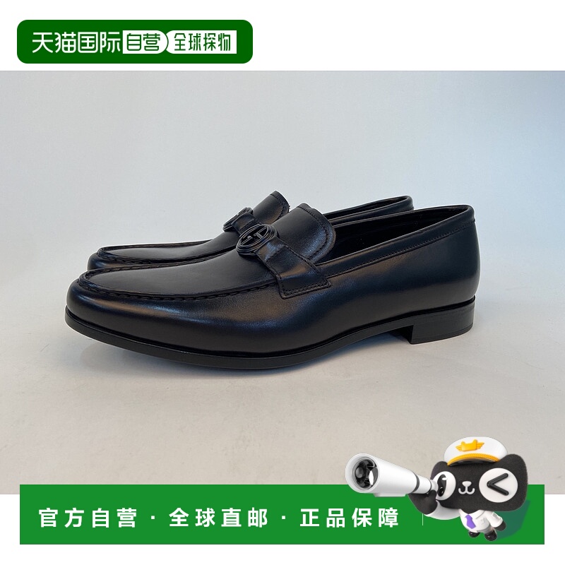 香港直邮Giorgio Armani 徽标休闲商务鞋 X2A263XC157