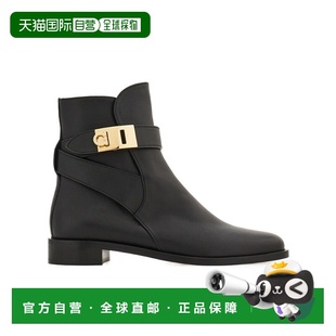 香港直邮Salvatore Ferragamo 扣环踝靴 01K224菲拉格慕女靴