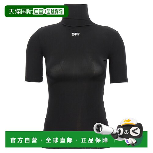 1h可退 香港直邮OFF-WHITE 女士T恤 2FA00629TW003W003 AW2026 黑