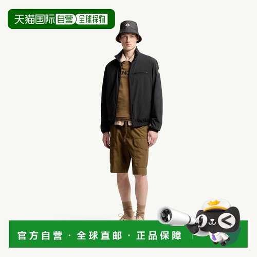 自营欧洲直邮MONCLER盟可睐 Danby男士黑色聚酯纤维混纺夹克