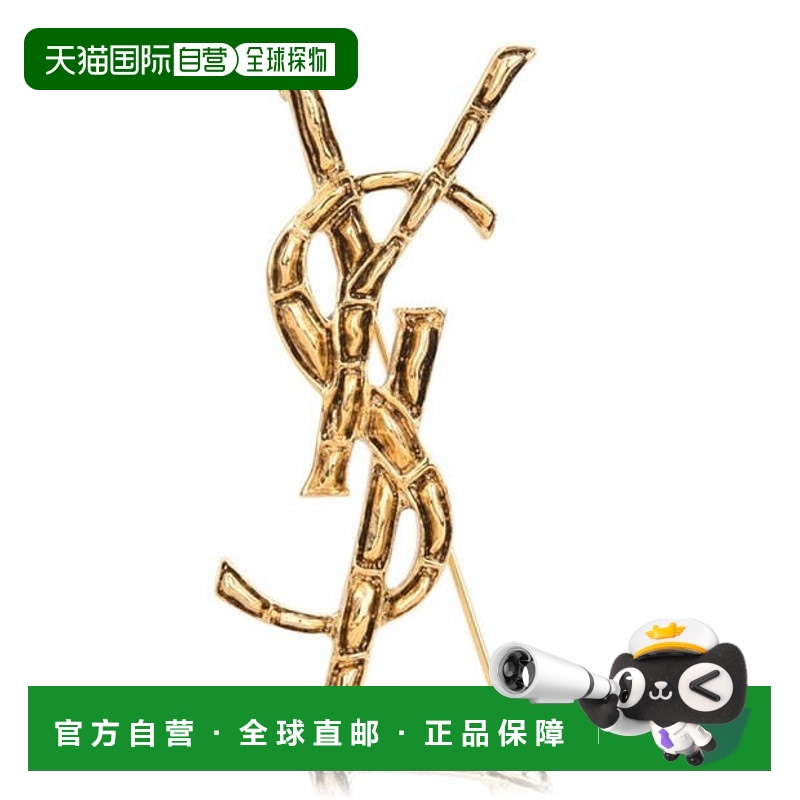 1h可退 香港直邮Saint Laurent 圣罗兰 女士 Cassandre 鳄鱼纹胸