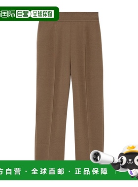 香港直邮Loro Piana 弹性罗纹腰带针织休闲裤阔腿裤 FAP2134