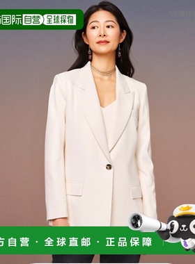 香港直邮MSGM 翻领单排扣西装外套 3641MDG22247200