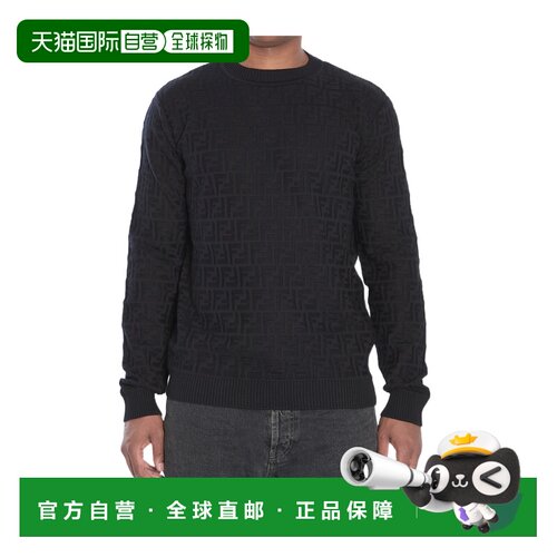 香港直邮FENDI 25FW FF字母针织衫 Men长袖 【付后1h可退】