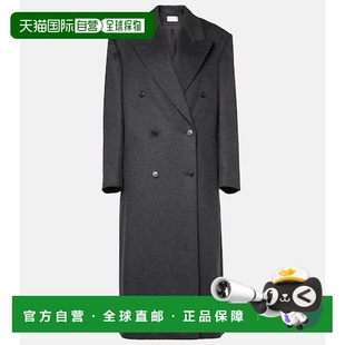 香港直邮The Row 女士 Harisi 羊绒大衣 grey灰色 舒适时尚西装