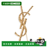 1h可退 652410Y1500 YSL徽标字母胸针 香港直邮Saint Laurent