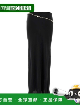 1h可退 香港直邮Rabanne 女士 鏈條裝飾長裙 26PCJU022PO0336长裙