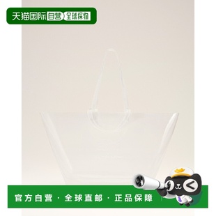 自营欧洲直邮AMI 透明塑料中号手提袋手提包单肩包