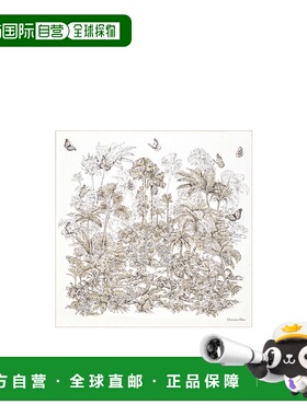 香港直邮Dior 印花丝巾 54JOP090I612