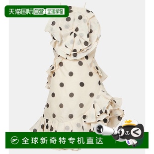 1h可退 褶皺波爾卡圓點(diǎn)皺褶迷你連衣裙 女士 香港直郵ZIMMERMANN