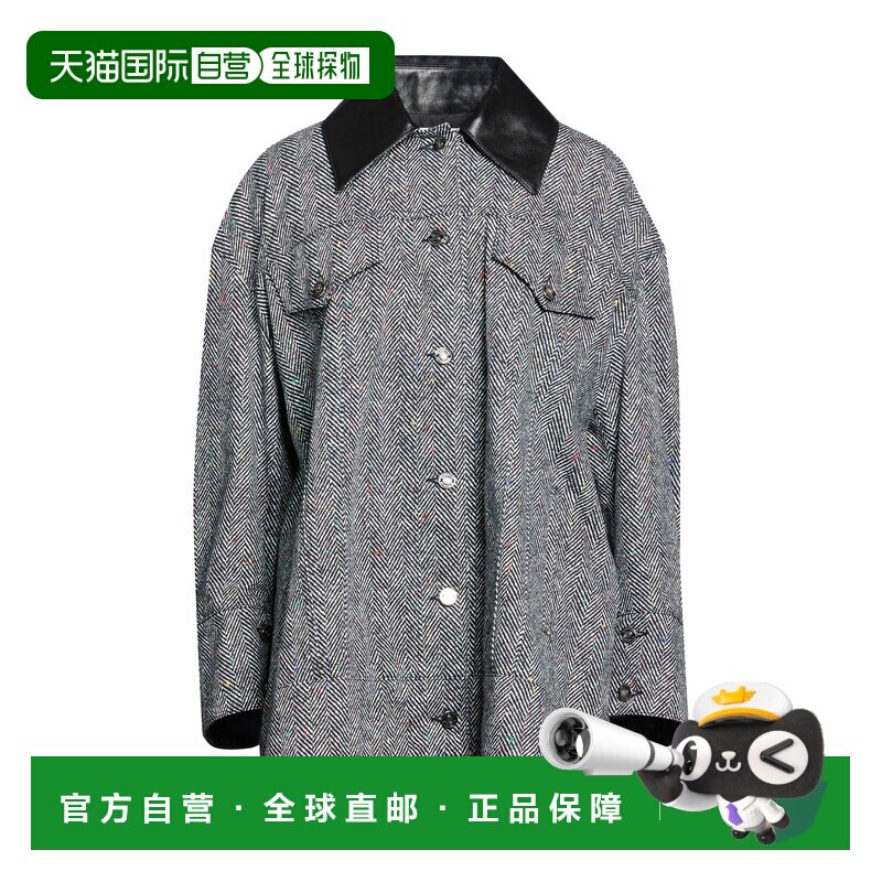 1h可退 香港直邮Givenchy 纪梵希 女士 牛仔布夹克 black黑色 舒