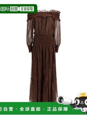 1h可退 香港直邮Self-Portrait 女士 乔其纱露肩长款连衣裙 RS261