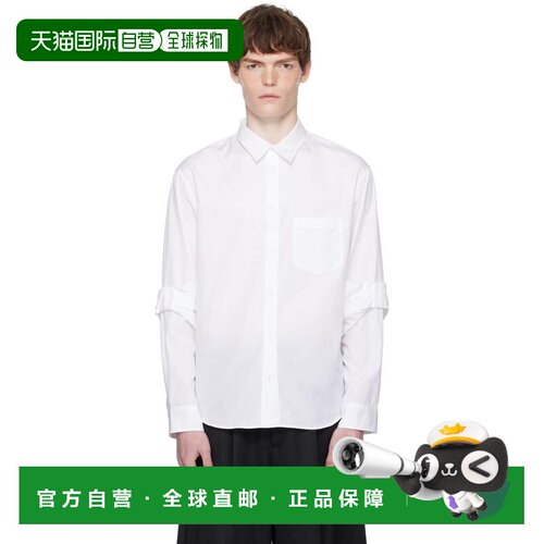 1h可退 香港直邮Simone Rocha 蒙娜 罗莎 男士 白色 Bow Sleeve C
