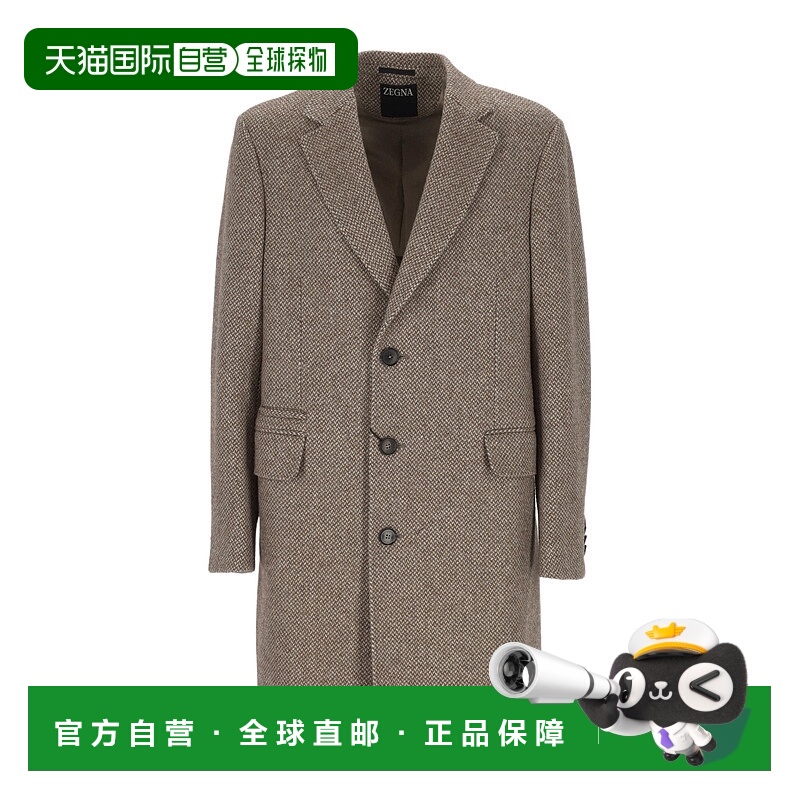 香港直邮Zegna 长袖大衣 R297722A24DG2G0杰尼亚