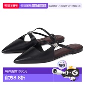 香港直邮VINCE 舒适时尚 女士 Mule 1h可退 black黑色 Gilia 鞋