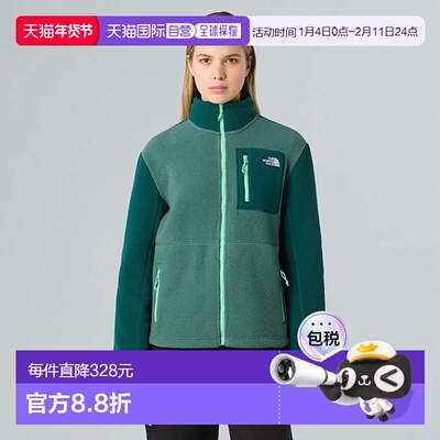 自营欧洲直邮北面 Yumiori女士拉链抓绒衣 THE NORTHERN FACE外套