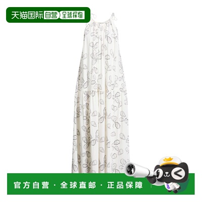 1h可退 香港直邮ANINE BING 女士 长款连衣裙 white白色 舒适时尚
