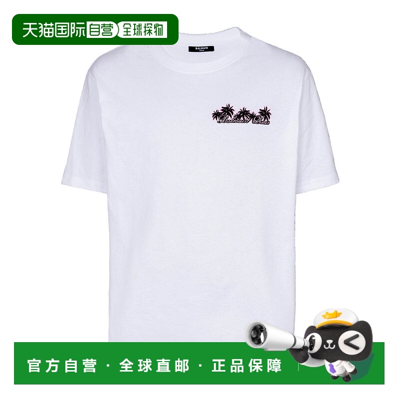 香港直邮Balmain 圆领短袖T恤 男装DH1EG000GD82