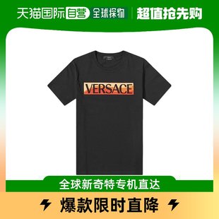K598 香港直邮VERSACE T恤 男裝圆领印花短袖 范思哲男装