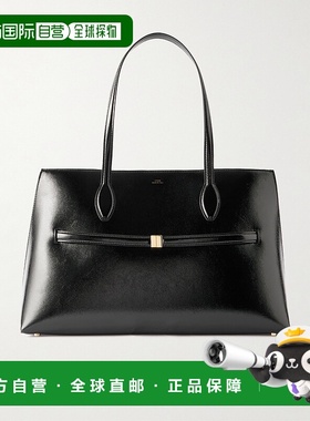 香港直邮TOTÊME 女士 Naplack 褶皱漆皮手提包 254WAL0073LE0164B