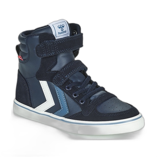 欧洲直邮hummel  童款 高帮板鞋 SLIMMER STADIL JR